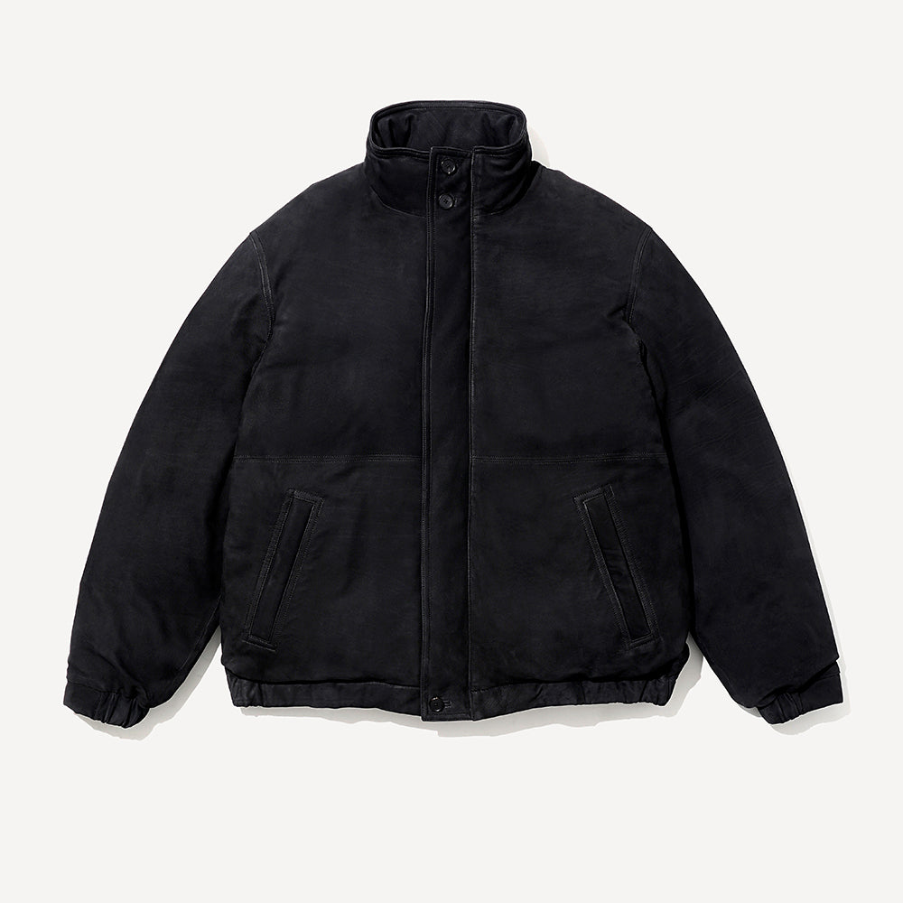 A.PRESSE - Nubuck Leather Down Jacket