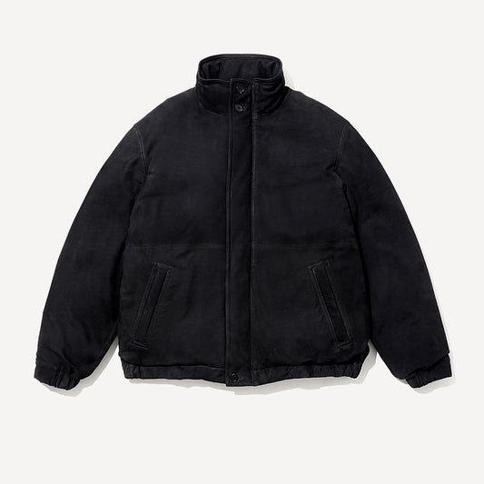 A.PRESSE - Nubuck Leather Down Jacket