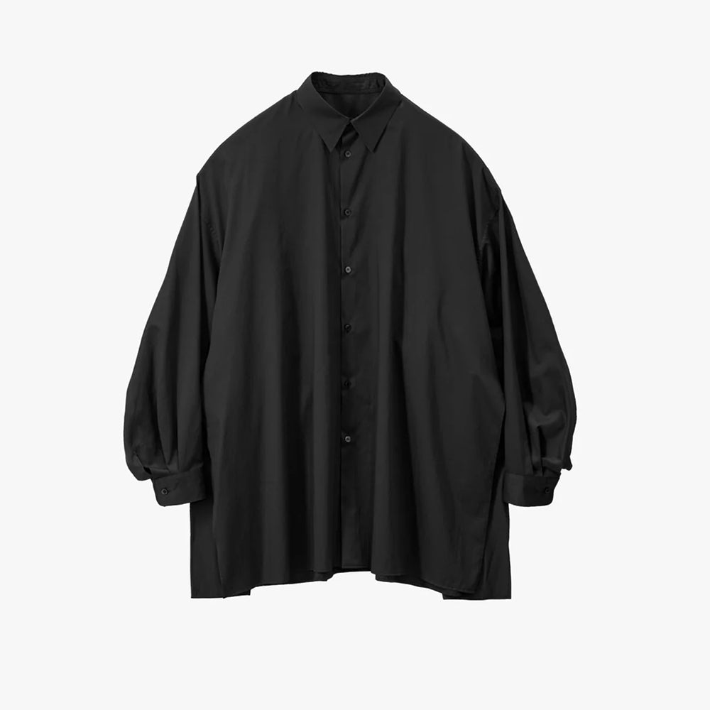 Graphpaper - Silicon Poplin Deep Slit Regular Collar Shirt