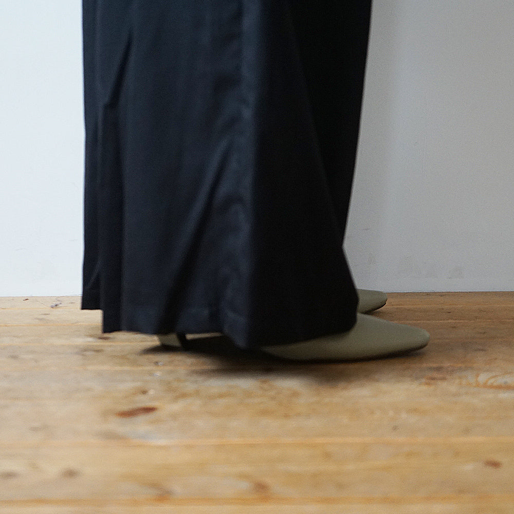 Graphpaper - Silicon Poplin Two Tuck Easy Wide Pants