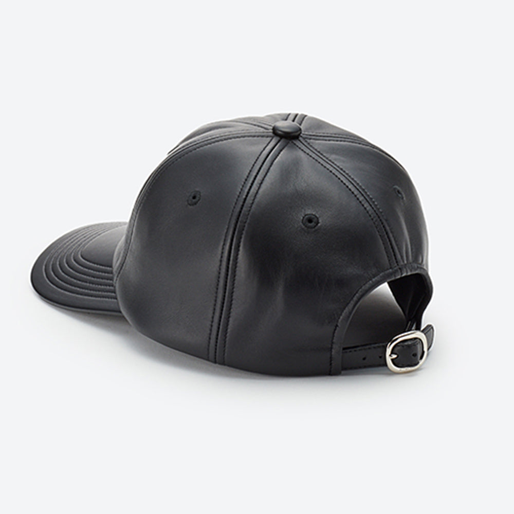 帽子 KIJIMATAKAYUKI SHEEP LEATHER 6PANELCAP KIJIMA TAKAYUKI(キジマ タカユキ) SHEEPSKIN 6PANEL CAP-Amanojak.