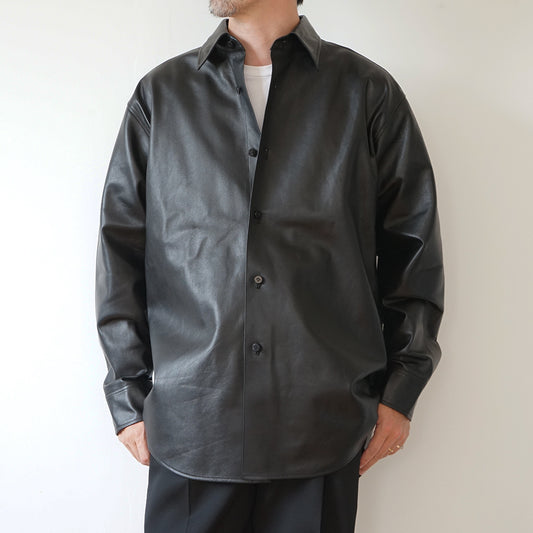 Cale - LAMB LEATHER SHIRT