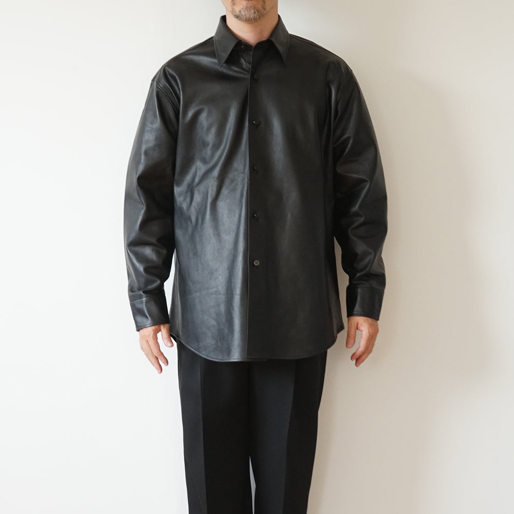 Cale - LAMB LEATHER SHIRT