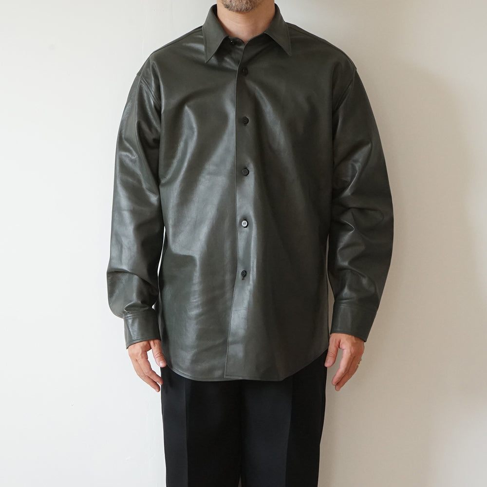 Cale - LAMB LEATHER SHIRT