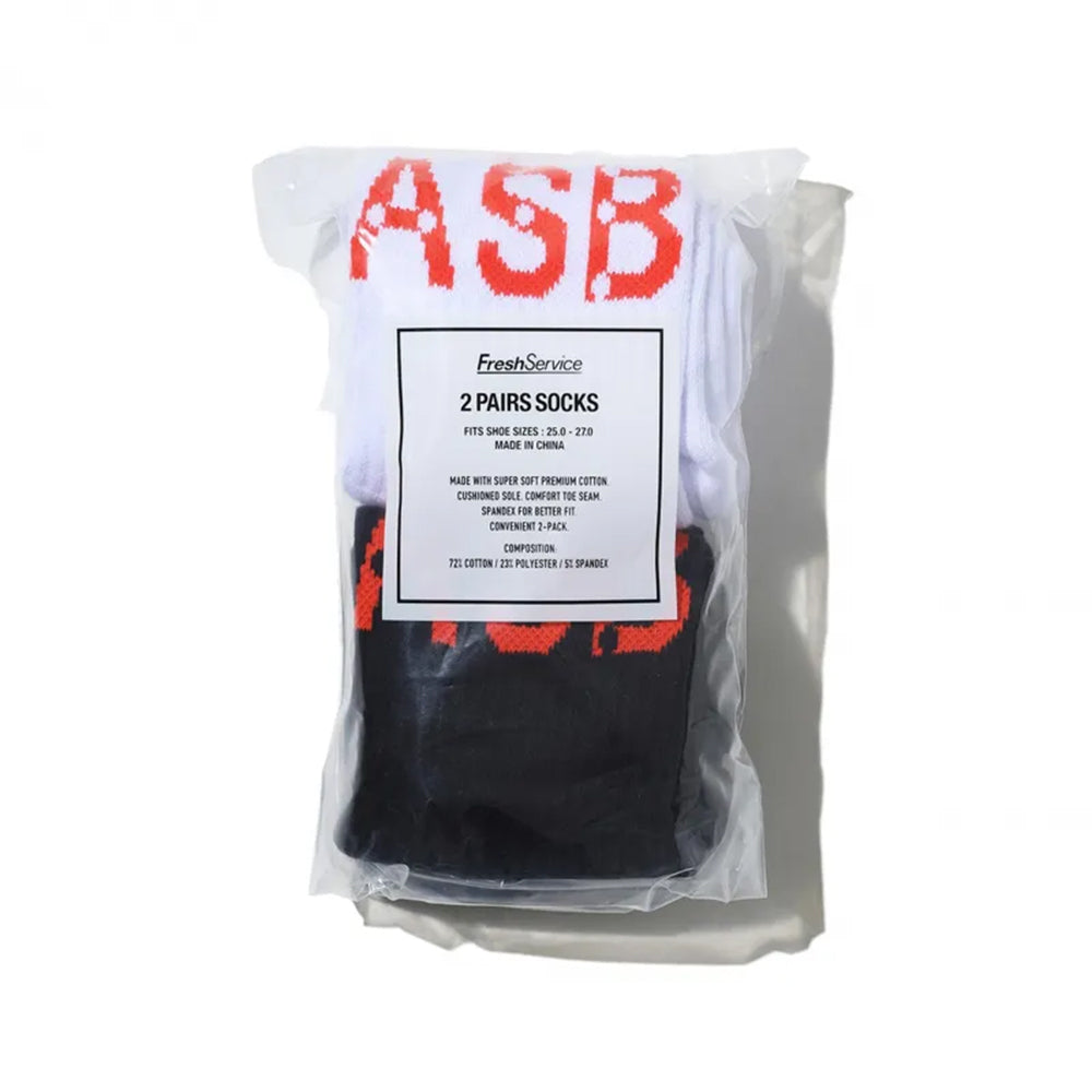 Fresh Service - AS×FS 2-PACK SOCKS