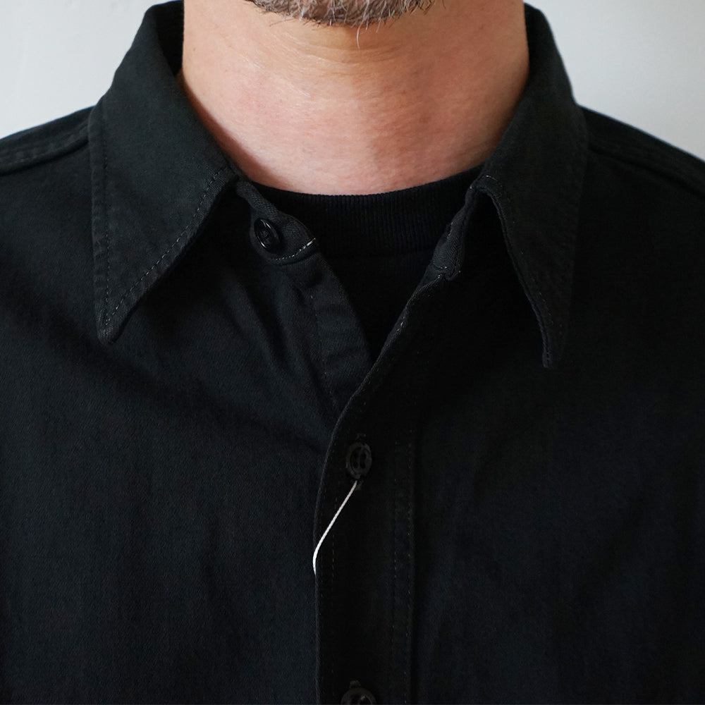 FOUNDOUR - DENIM BLACK DYED SHIRT – IN MY BOOK STORE