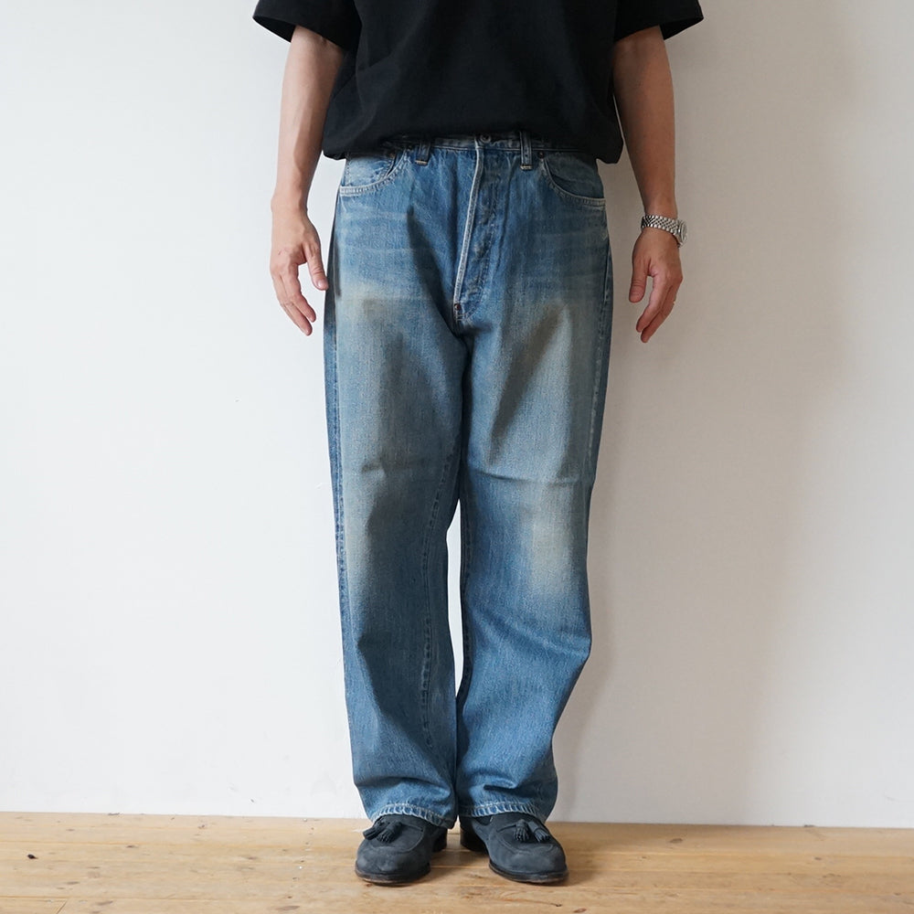 A.PRESSE - No.22 Washed Wide Denim Pants