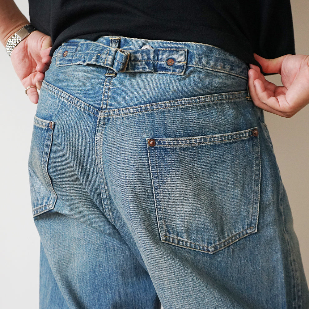 A.PRESSE - No.22 Washed Wide Denim Pants