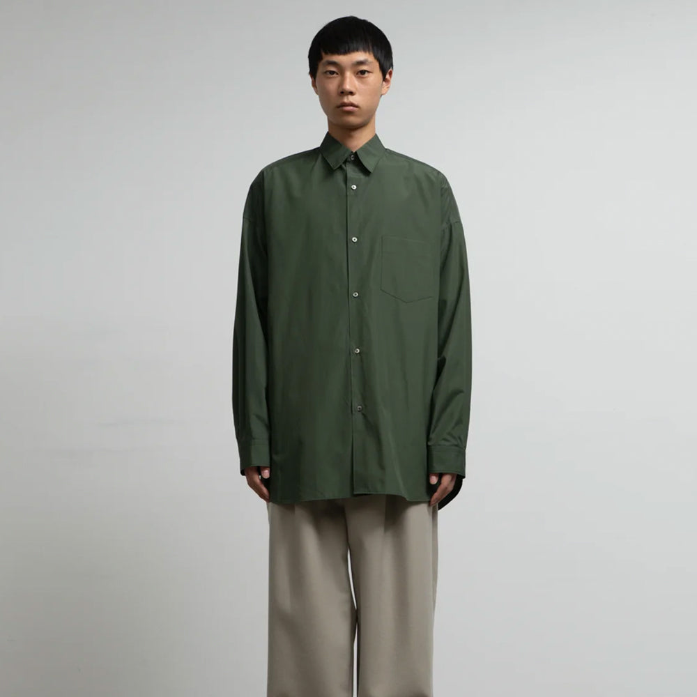 Graphpaper - Silicon Poplin Oversized Regular Collar Shirt – IN MY