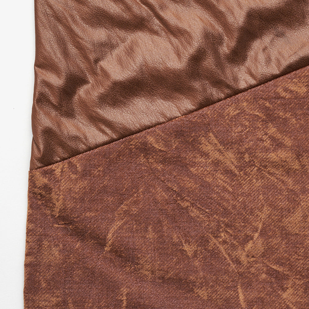 KIJIMA TAKAYUKI - LEATHER LIKE TAFFETA PADDED SCARF – IN MY BOOK STORE