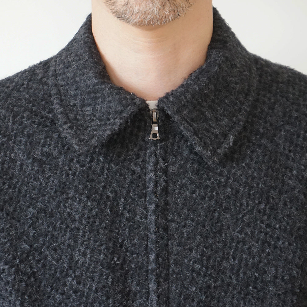 blurhms - Brushed Wool Zip Short Jacket – IN MY BOOK STORE
