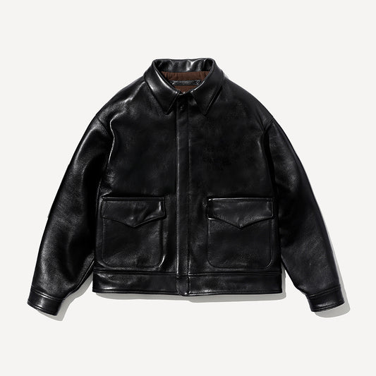 A.PRESSE - Leather Type A-2 Flight Jacket