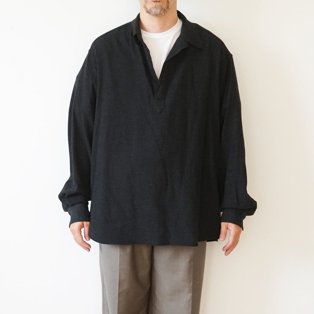 【新品】25aw A.PRESSE Wool Skipper Shirt 2 A.PRESSE 2025 Style2 