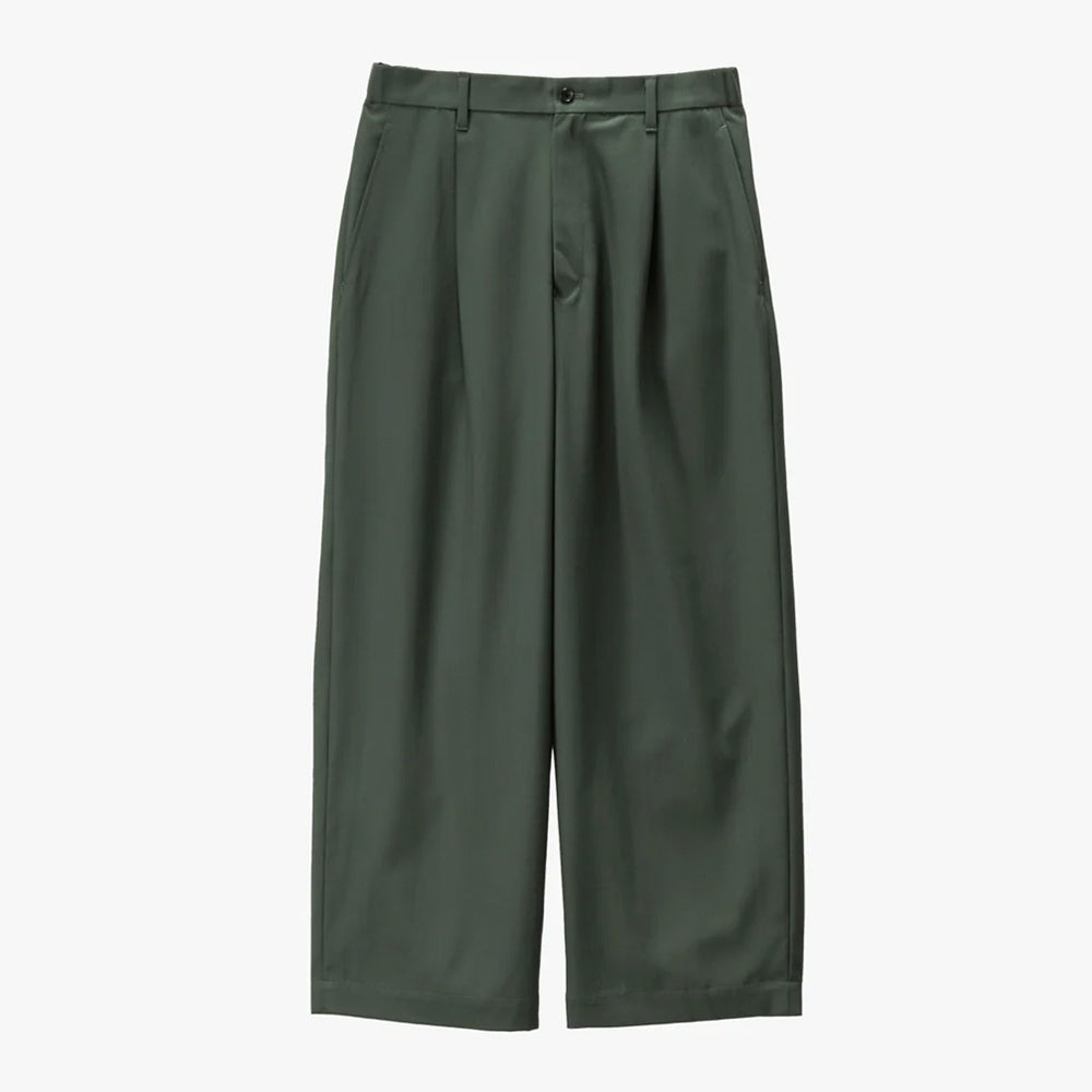 Graphpaper - Techno Wool Nylon Wide Tapered Trousers