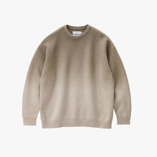 Graphpaper - Gradient Dyed Wool Crew Neck Knit
