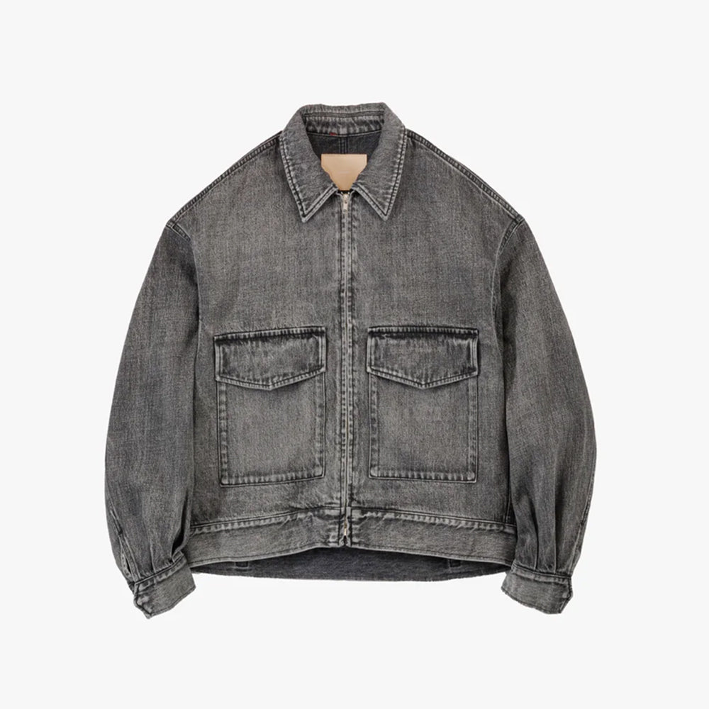 Graphpaper - Selvage Denim Zip Jacket -LIGHT FADE-