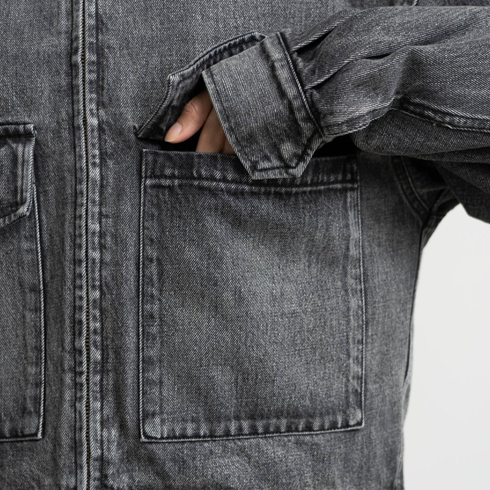 Graphpaper - Selvage Denim Zip Jacket -LIGHT FADE-