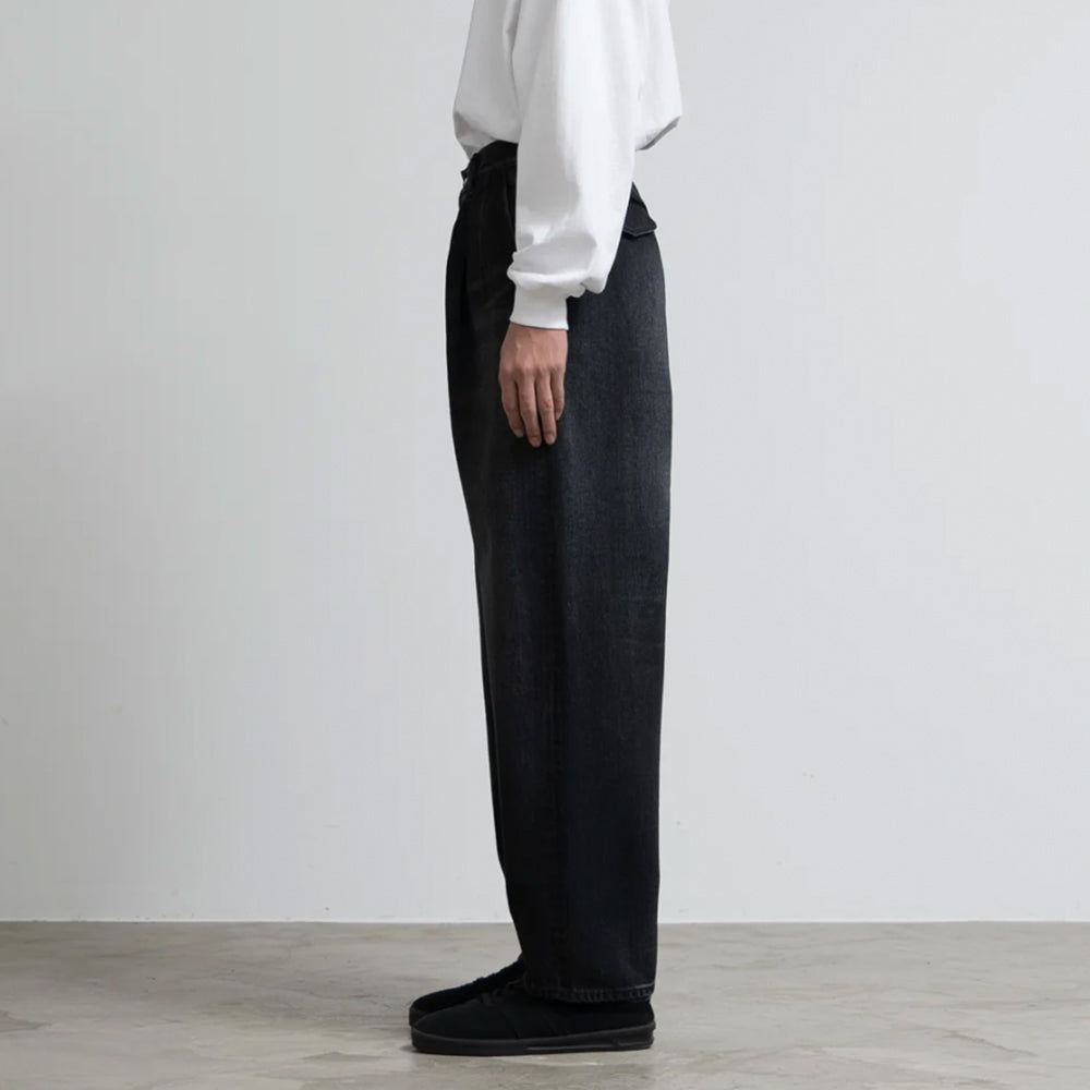 Graphpaper - Selvage Denim Two Tuck Tapered Pants -DARK FADE