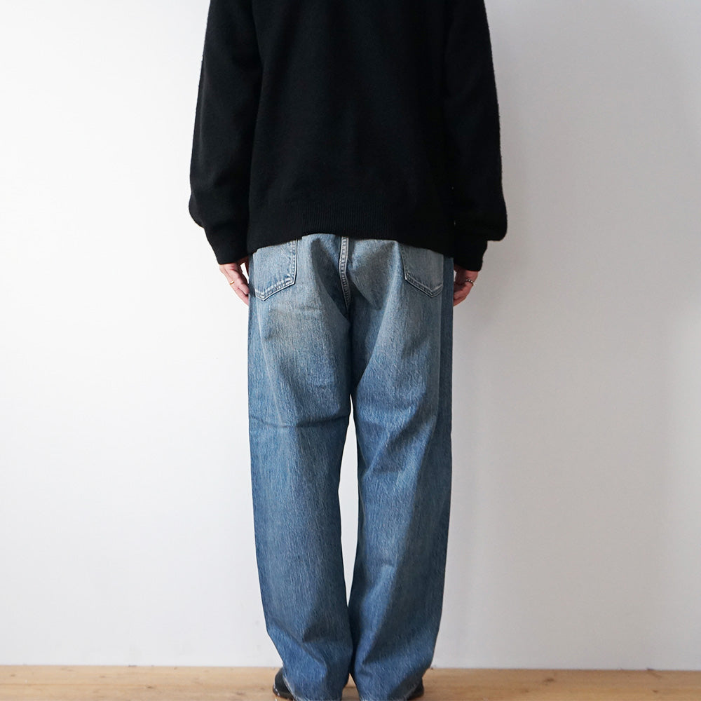 A.PRESSE - No.22 Washed Wide Denim Pants