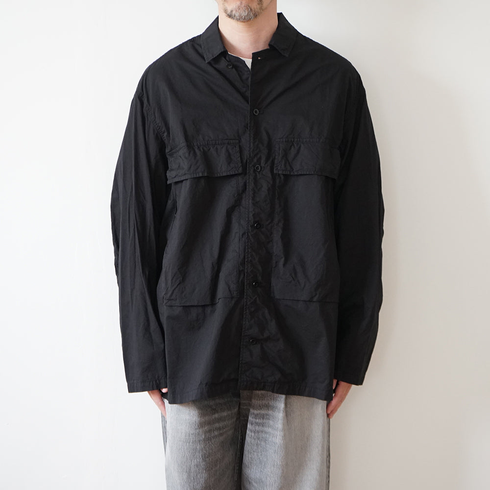 Graphpaper - Garment Dyed Typewriter Fatigue Shirt