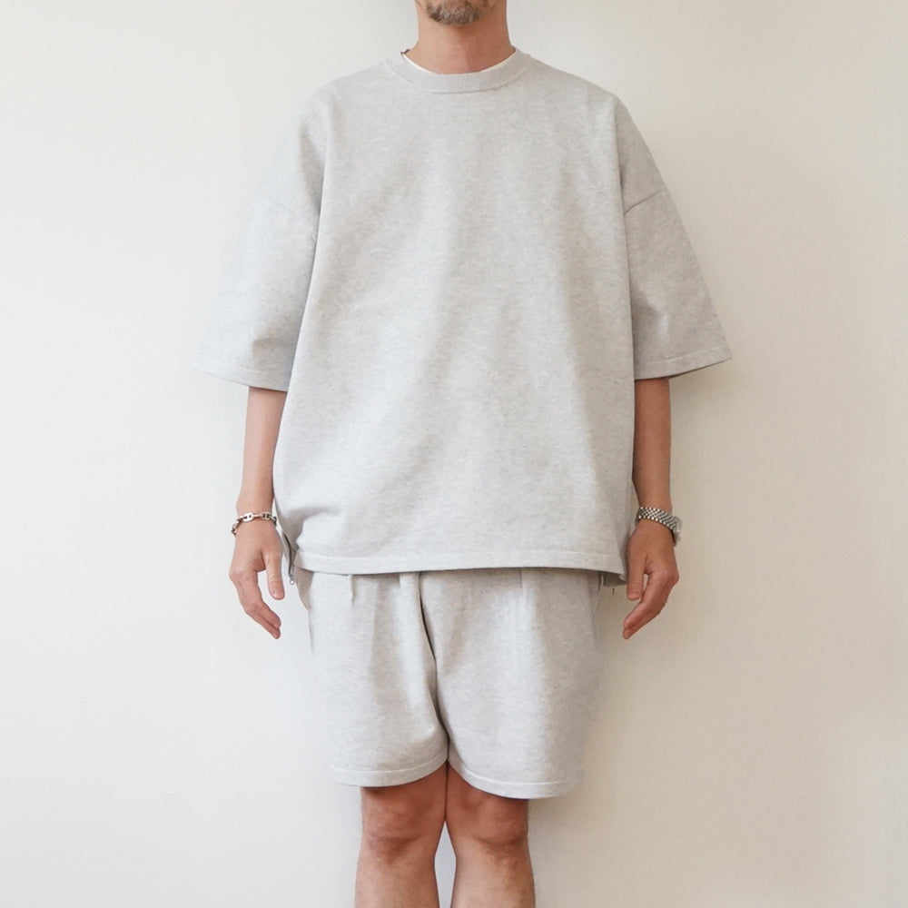 is-ness - KNIT VENTILATION T-SHIRT