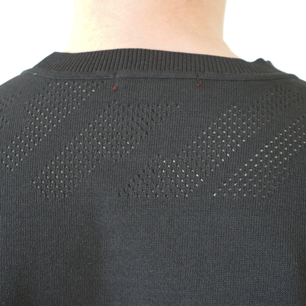 is-ness - KNIT VENTILATION T-SHIRT