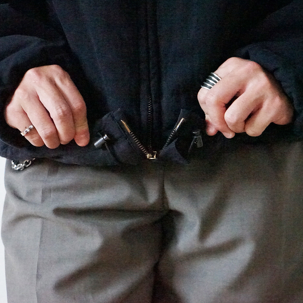 A.PRESSE - Washed Cotton Silk Linen Padded Jacket