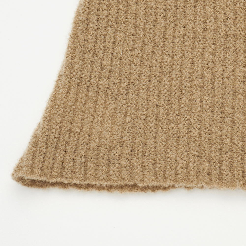 KIJIMA TAKAYUKI - BOUCLE KNIT HOODED SCARF