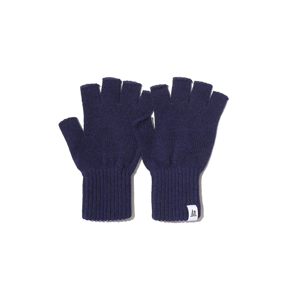 Fresh Service - THERMAL RIB KNIT FINGERLESS GLOVES