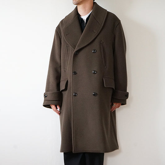 blurhms ROOTSTOCK - Wool Melton Mackinaw Coat