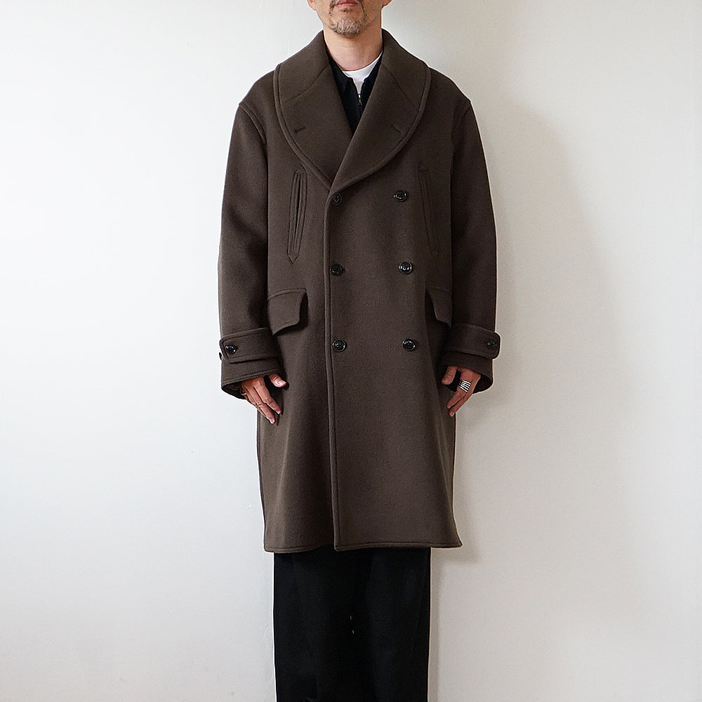 blurhms ROOTSTOCK - Wool Melton Mackinaw Coat
