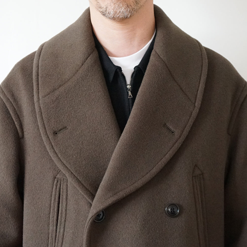blurhms ROOTSTOCK - Wool Melton Mackinaw Coat