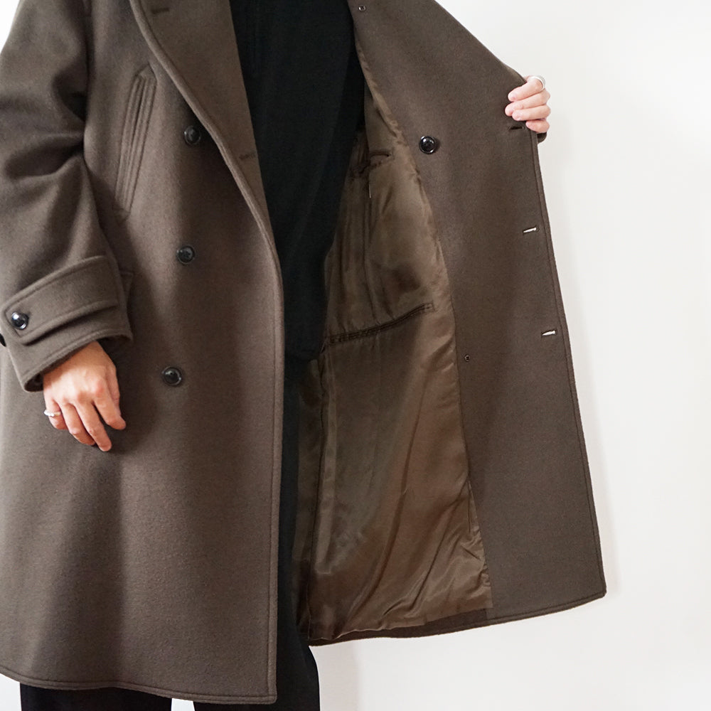 blurhms ROOTSTOCK - Wool Melton Mackinaw Coat