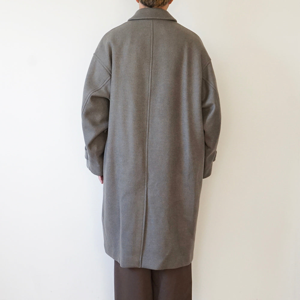 Graphpaper - Light Melton Oversized Coat (COLLECTION)