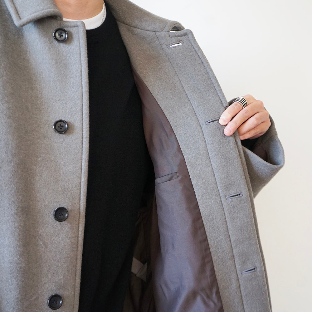 Graphpaper - Light Melton Oversized Coat (COLLECTION)