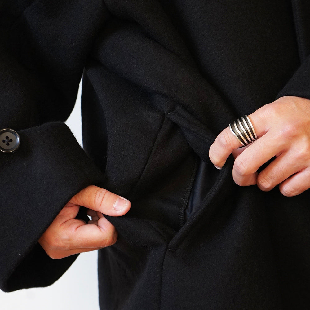 Graphpaper - Light Melton Oversized Coat (UNISEX)