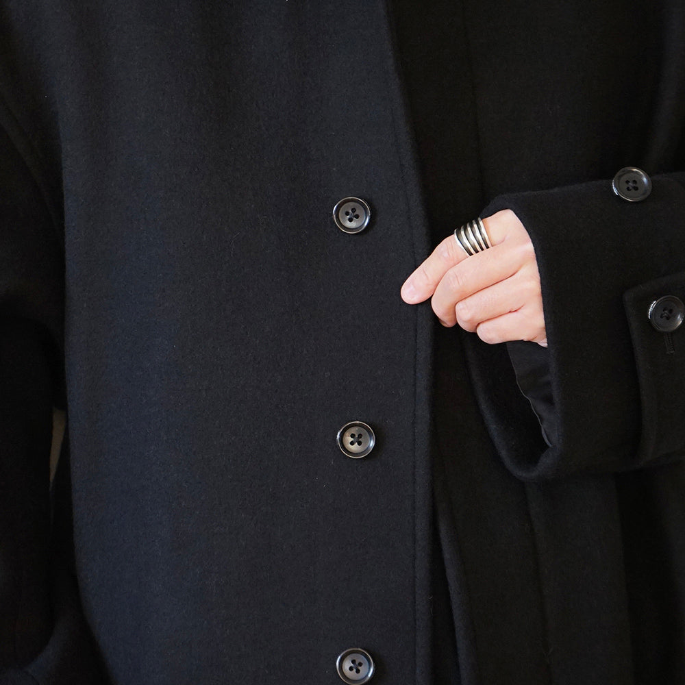 Graphpaper - Light Melton Oversized Coat (UNISEX)