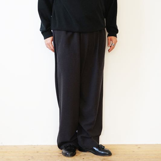 Cale - Silk Wool Nidom Easy Over Pants