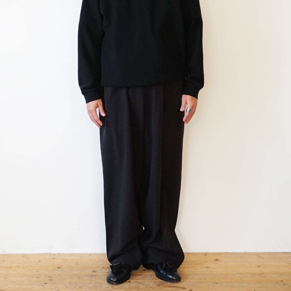 Cale - Silk Wool Nidom Easy Over Pants