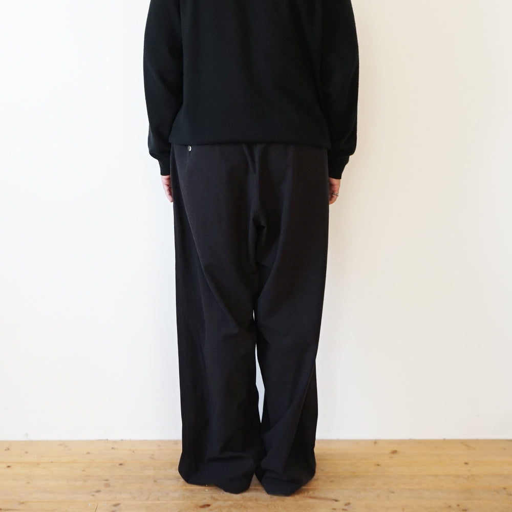 Cale - Silk Wool Nidom Easy Over Pants