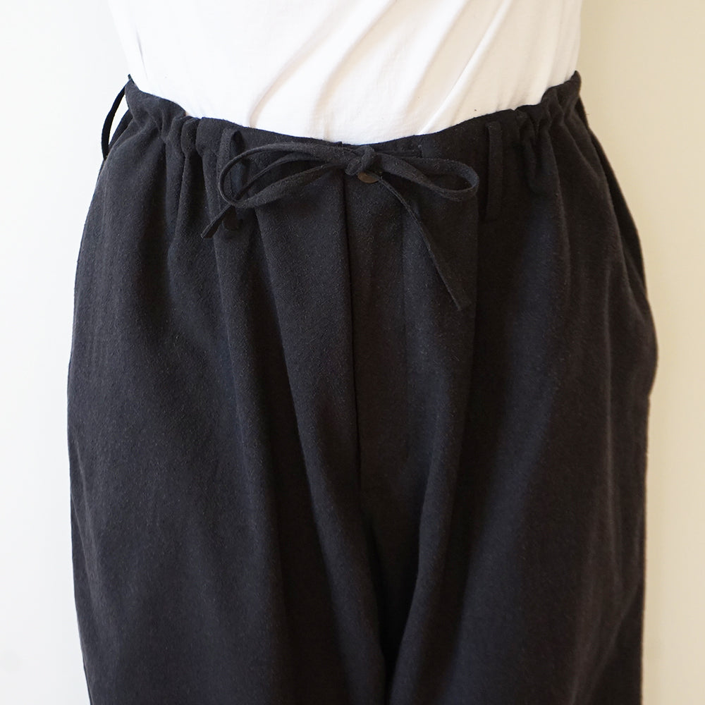 Cale - Silk Wool Nidom Easy Over Pants