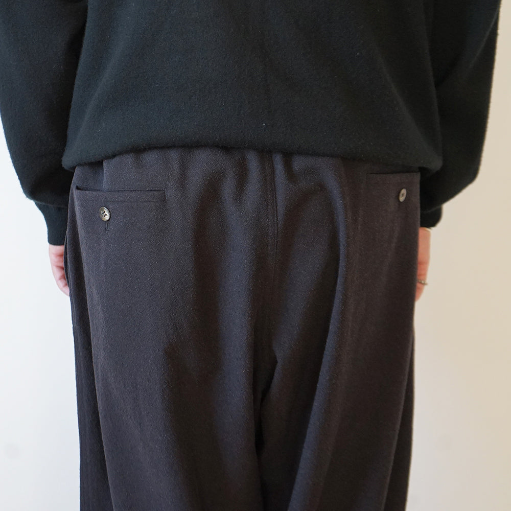 Cale - Silk Wool Nidom Easy Over Pants