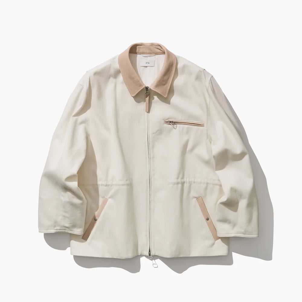 ATON - WOOL COTTON KERSEY HUNTING JACKET