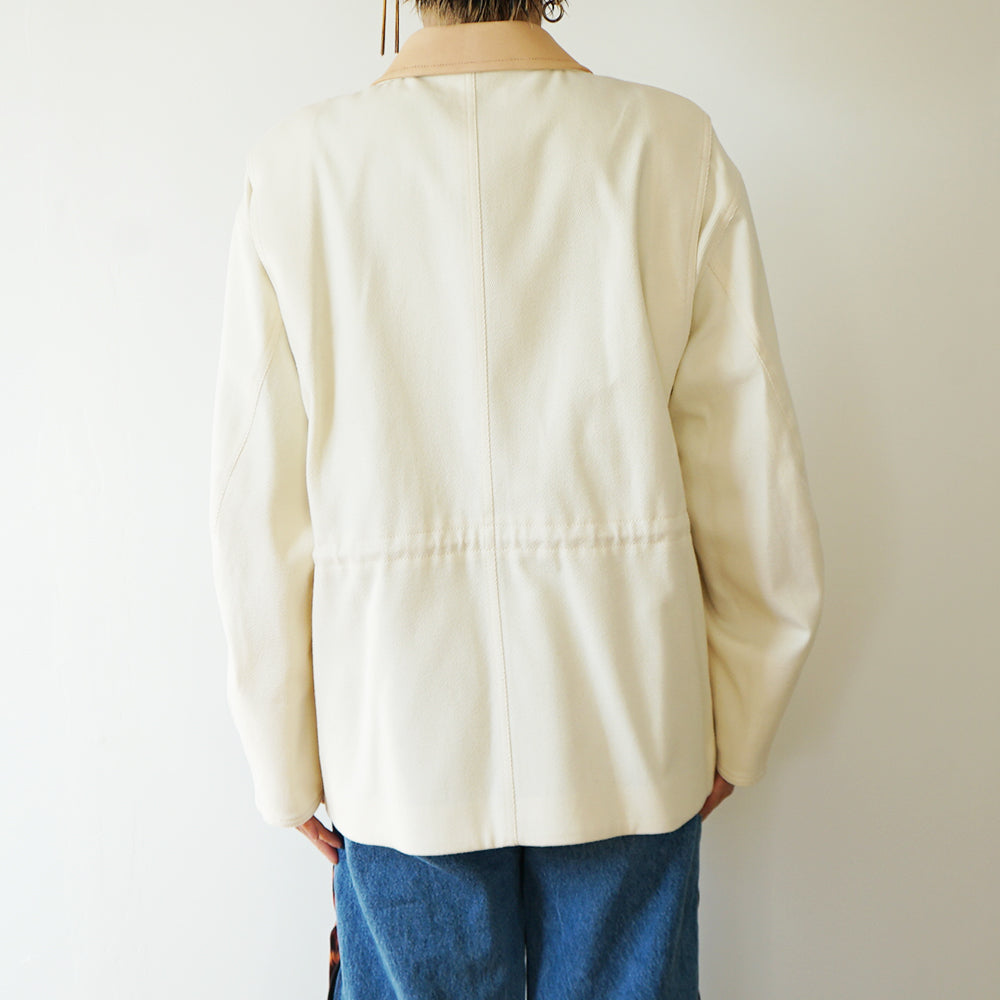 ATON - WOOL COTTON KERSEY HUNTING JACKET
