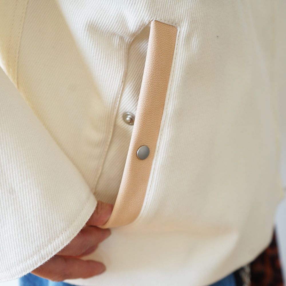 ATON - WOOL COTTON KERSEY HUNTING JACKET