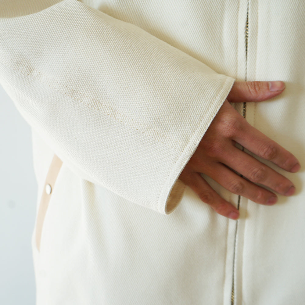 ATON - WOOL COTTON KERSEY HUNTING JACKET