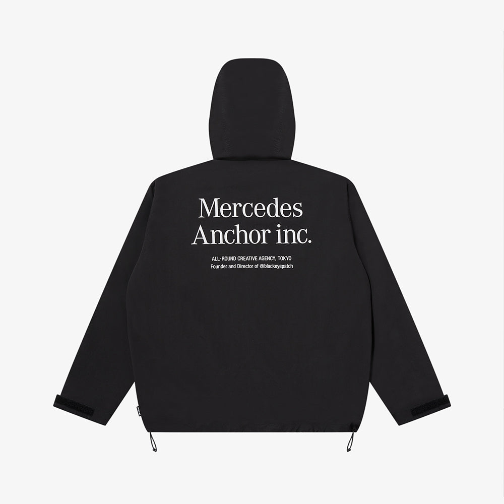 Mercedes Anchor inc. - HOODED NYLON TRACK JACKET – IN MY BOOK STORE