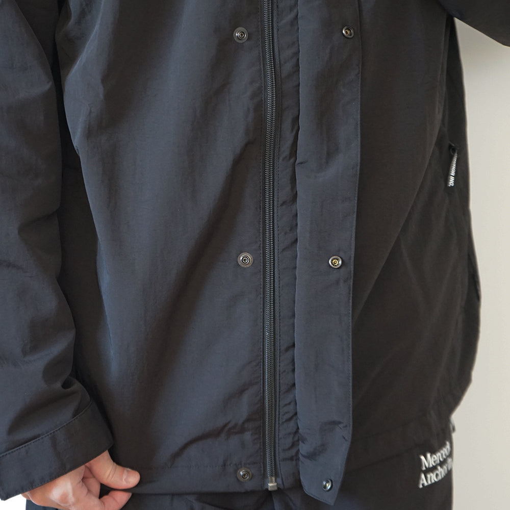 Mercedes Anchor inc. - HOODED NYLON TRACK JACKET