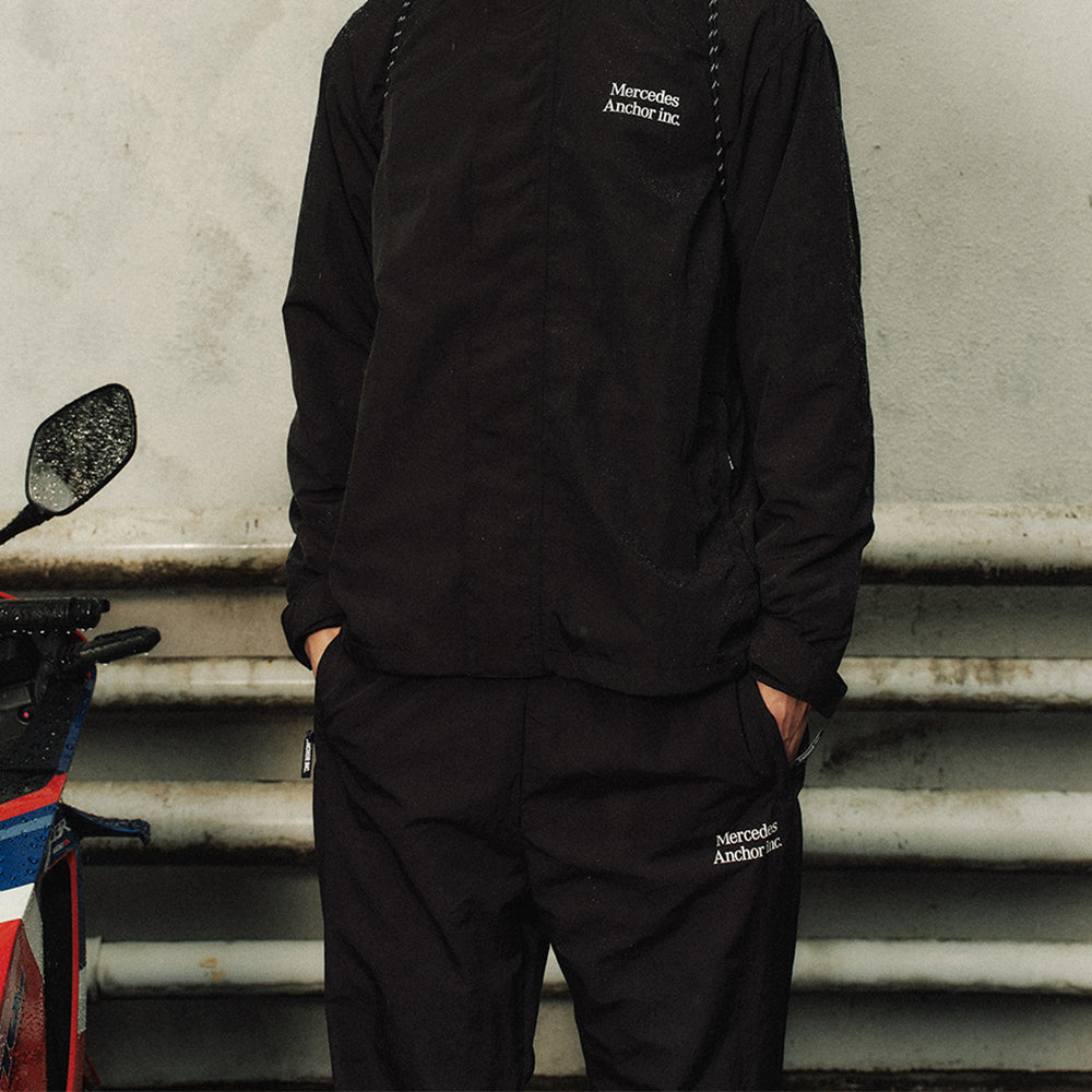 【美品】Mercedes Anchor inc. ナイロントラックパンツ XL Mercedes Anchor inc. - NYLON TRACK PANTS – IN MY BOOK STORE