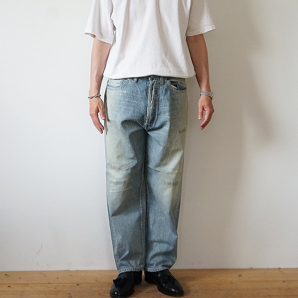 A.PRESSE - No.37 Washed Wide Denim Pants – IN MY BOOK STORE